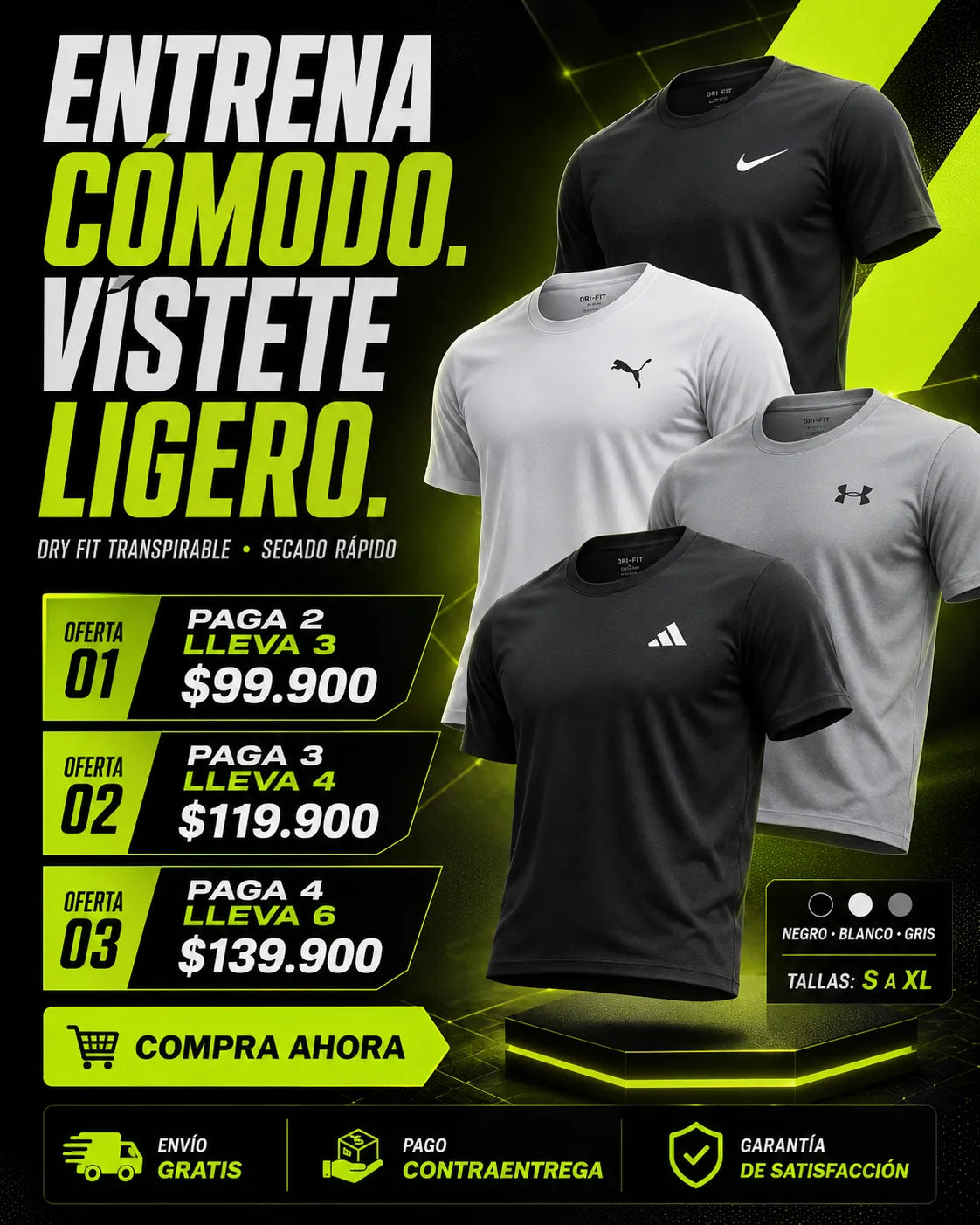 CAMISETAS DEPORTIVAS