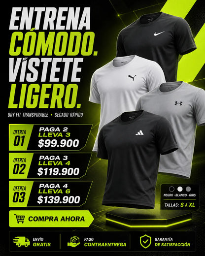 CAMISETAS DEPORTIVAS